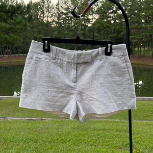 Loft Ann Taylor sparkly linen blend dress shorts